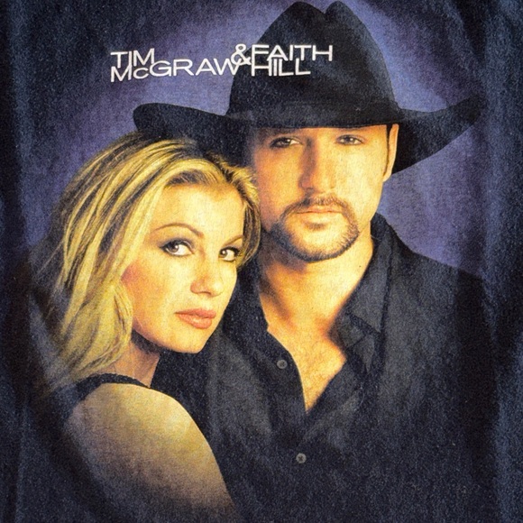 Hanes Other - Tim McGraw & Faith Hill Graphic Tee - vintage band t-shirt country music